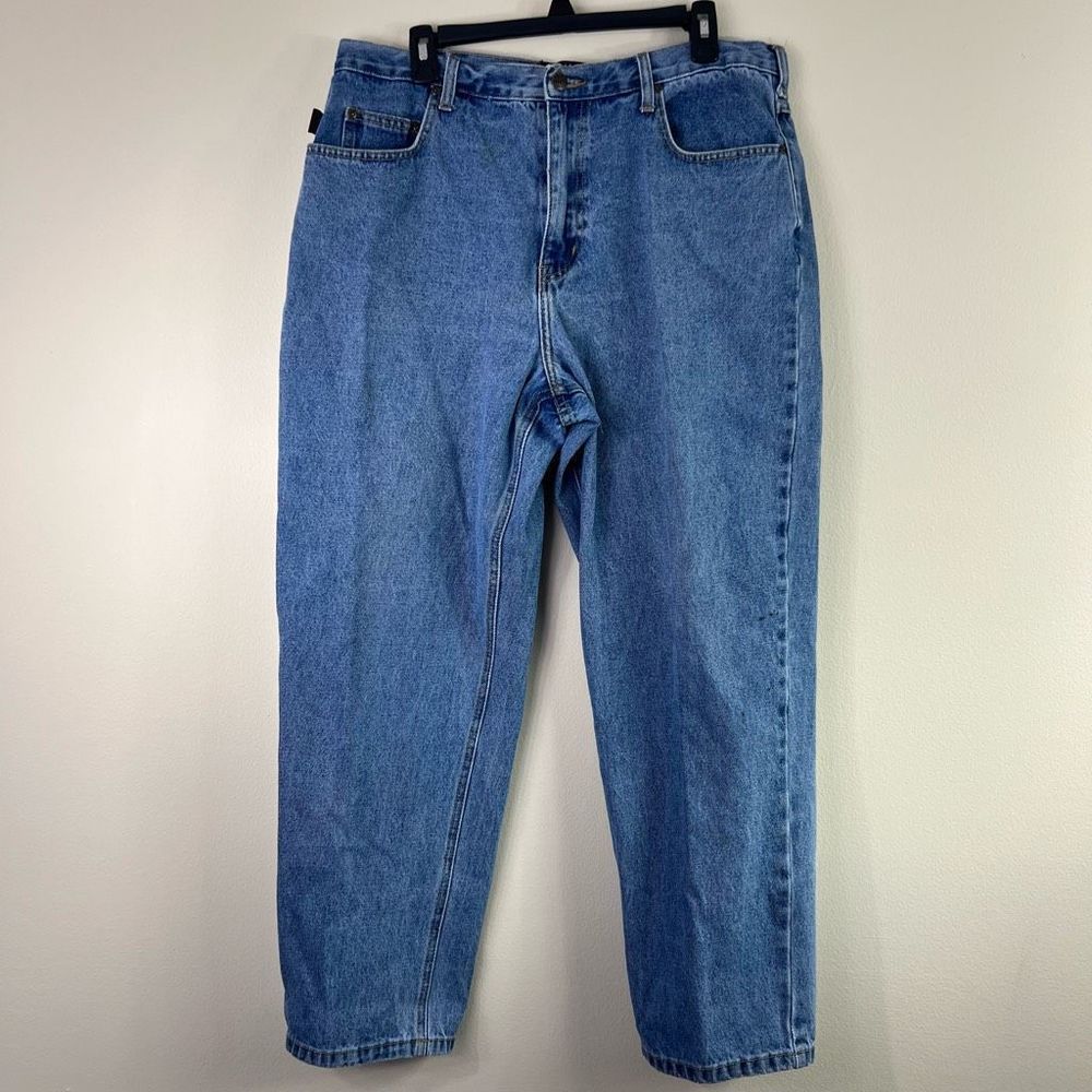 Gravel Gear Mens Size 38x30 Straight Regular Relaxed Fit Cotton Denim Blue Jeans